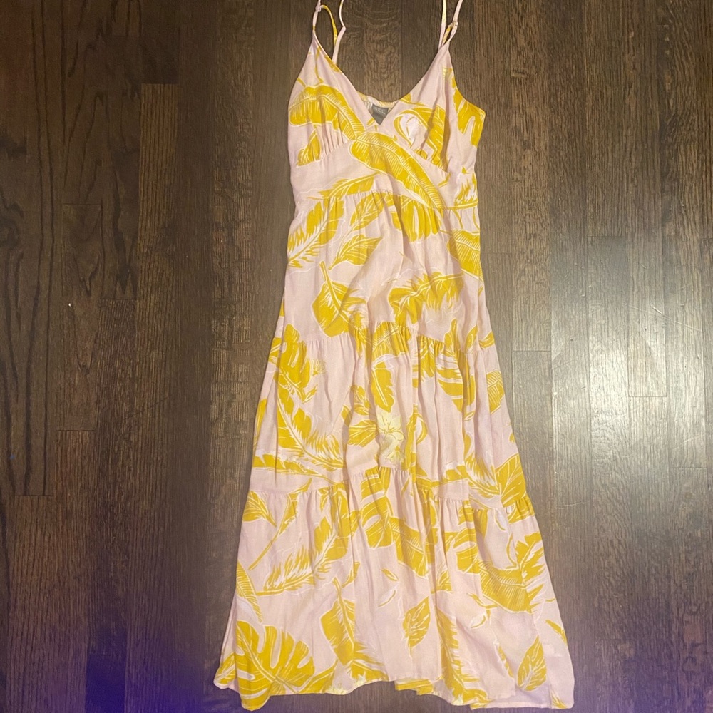 Wild fable feather midi dress